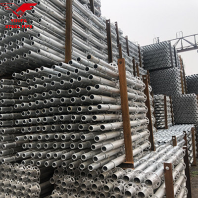 YOUFA factory Hot Dip Galvanized Ringlock Scaffolding Standard