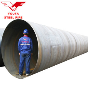 youfa factory Standard Spiral Steel tube Piling Pipes for Bridge / Port constructions