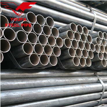 Mild Carbon Steel Straight ERW Welded Black Steel Round Pipe