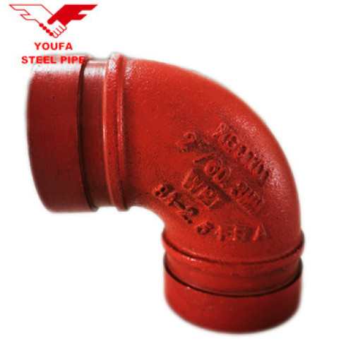 youfa female threaded malleable bend elbow steel  pipe fitting