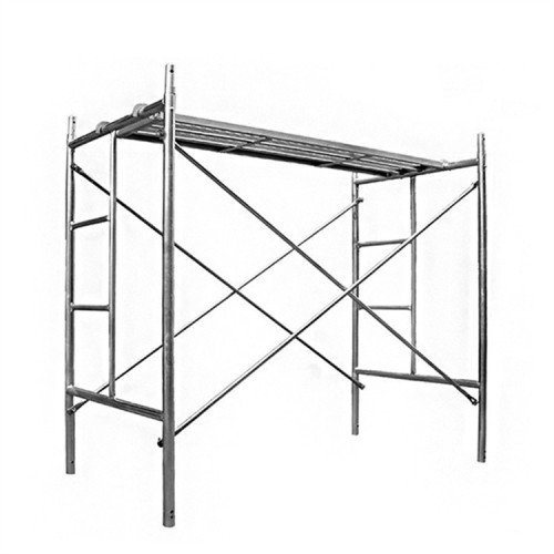 Q235 Q345 Scaffolding Portable Mobile Galvanized H Frame Scaffold