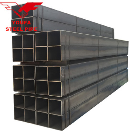 China Factory Youfa EN10219 Welded Black Square Rectangular Steel Tube Hollow Section Pipe