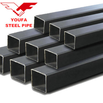 China  Factory  Welded Black Square Rectangular Steel Tube Square Rectangular Hollow Section Pipe