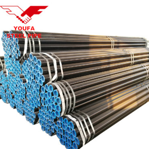 High quality ASTM A106 Gr. b sch40 sch60 sch80 seamless carbon steel pipe black round steel pipe