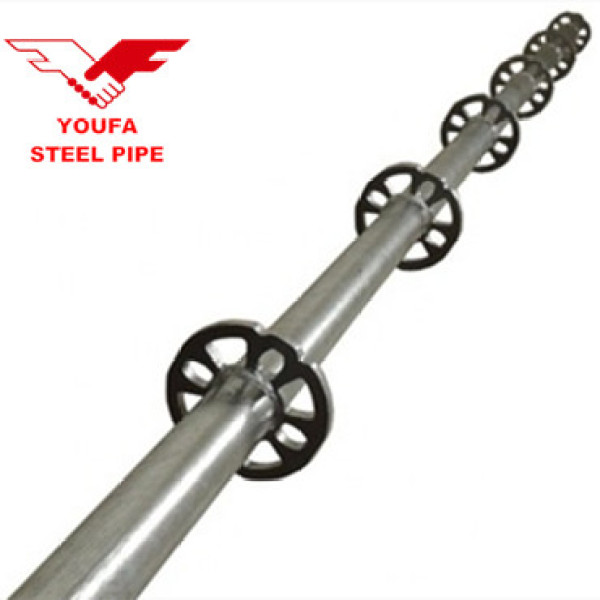 youfa factory Hot Dip Galvanized Ringlock Scaffolding Standard