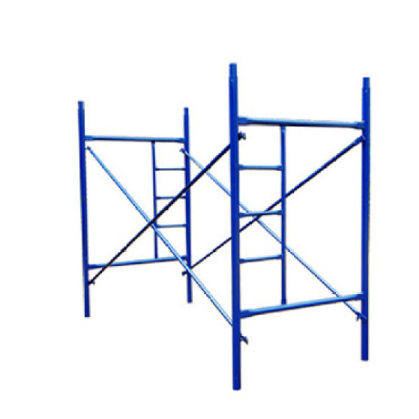 Thickness Powder Coated Q235 Steel Mason H Frame Scaffolding For Buildings Construction