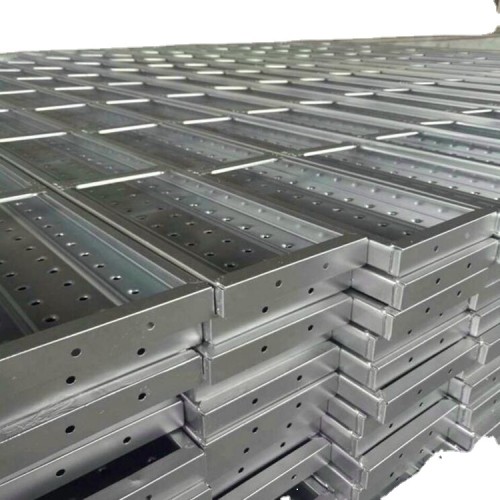 Galvanized scaffold steel plank catwalk in layher style for Ring lock scaffolding System