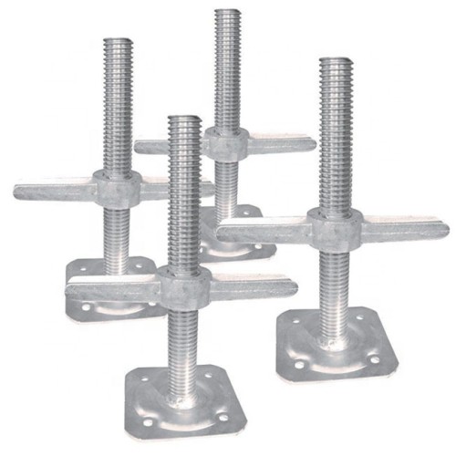 Galvanized scaffolding Screw Jack Adjustable Jack Base U Head Base Jack for Construction