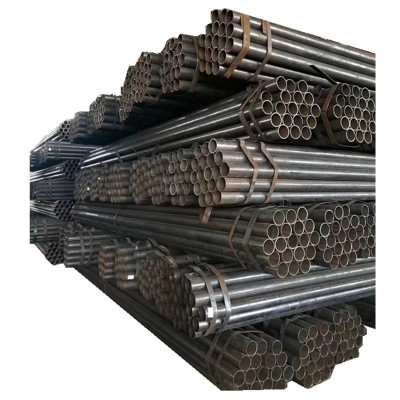 EN39 Scaffolding material steel pipe sizes 48.3 tube natural black ms round pipe