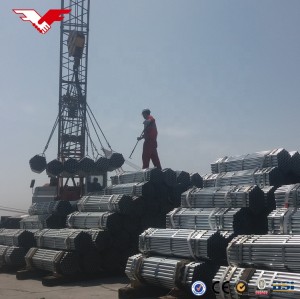 Size 48mm 1.5 inch gi pipe used for Galvanized steel pipe scaffolding tube