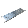 Anti-slip scaffolding steel catwalk plank with hooks for metal scaffolding construction