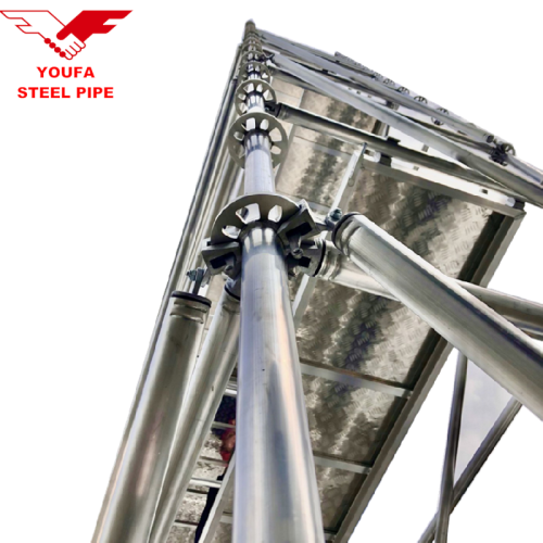 YOUFA factory Hot Dip Galvanized Ringlock Scaffolding Standard