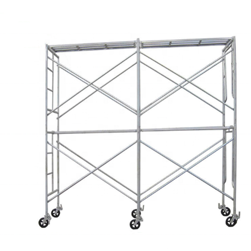 Adjustable mobile frame system scaffolding caster wheels 8 inch