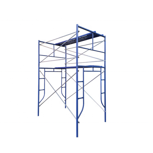 1219*914 mm mobile scrolling adjustable galvanized andamios frame scaffolding set