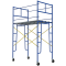 1219*914 mm mobile scrolling adjustable galvanized andamios frame scaffolding set