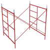 1219*914 mm mobile scrolling adjustable galvanized andamios frame scaffolding set