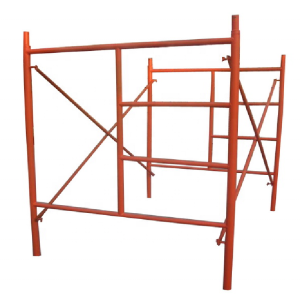 1219*914 mm mobile scrolling adjustable galvanized andamios frame scaffolding set