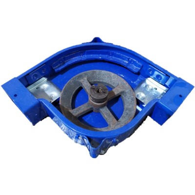 High Rigid 90° Cast- iron Corner Wheel of poultry Chain Feeding System