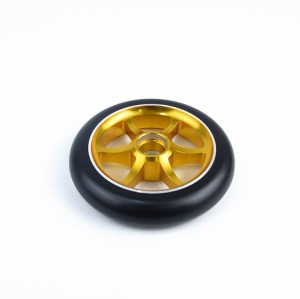 Колеса самоката сердечника сплава с размером диаметра 120mm для самокатов трюка взрослых профессионала 2 колес