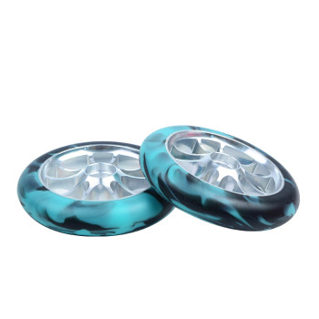Mixed Color 120 mm Scooter Wheels With Alloy Core For Two Wheels Adult Stunt Scooters