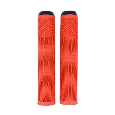 Cheap customized solid color TPR rubber handlebar handgrips for kick stunt scooter