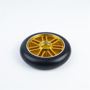 Kundenspezifische Ersatz-Bremsungs-Roller-Räder des Farblegierungs-Kern-110mm für 2 Rad-Roller