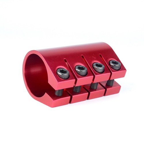 스쿠터를위한 4 개의 놀이쇠를 가진 양극 처리 빨간색 CNC 6061 T6 알루미늄 직업적인 스턴트 스쿠터 죔쇠