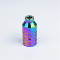 High-end Aluminium Vacuum Rainbow Color Pro Stunt Scooter Peg for Scooters