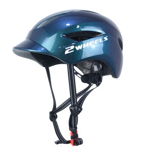 Built-in Mold LED light PC Scooter Helmet With CE CPSC certificate For Teens And Adults