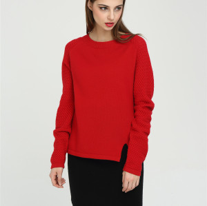 новый дизайн вокруг шеи чистый кашемировый свитер для женщин