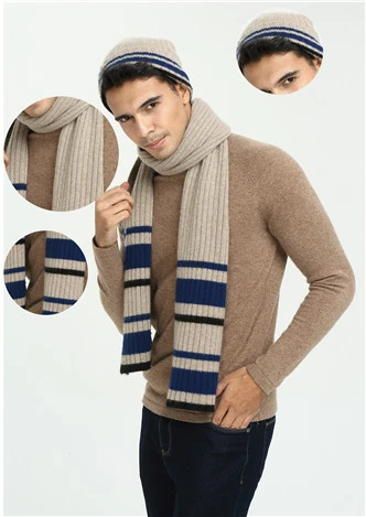 OEM factory new latest fashion design luxury 100% pure cashmere scarf for men wholesale