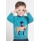 Custom design boy crewneck cashmere sweater with horse pattern and round neck China vendor