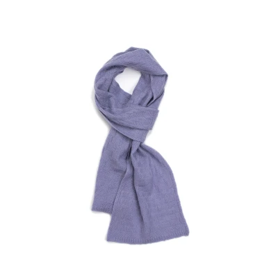 ODM China factory gril's solid colour pure cashmere scarf for fall winter in high quality