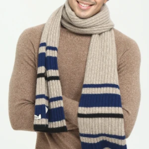 OEM factory new latest fashion design luxury 100% pure cashmere scarf for men wholesale