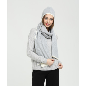 wholesale Double face Oversized Light Weight anti-pilling Cashmere wool shawl Scarf odm