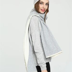 wholesale Double face Oversized Light Weight anti-pilling Cashmere wool shawl Scarf