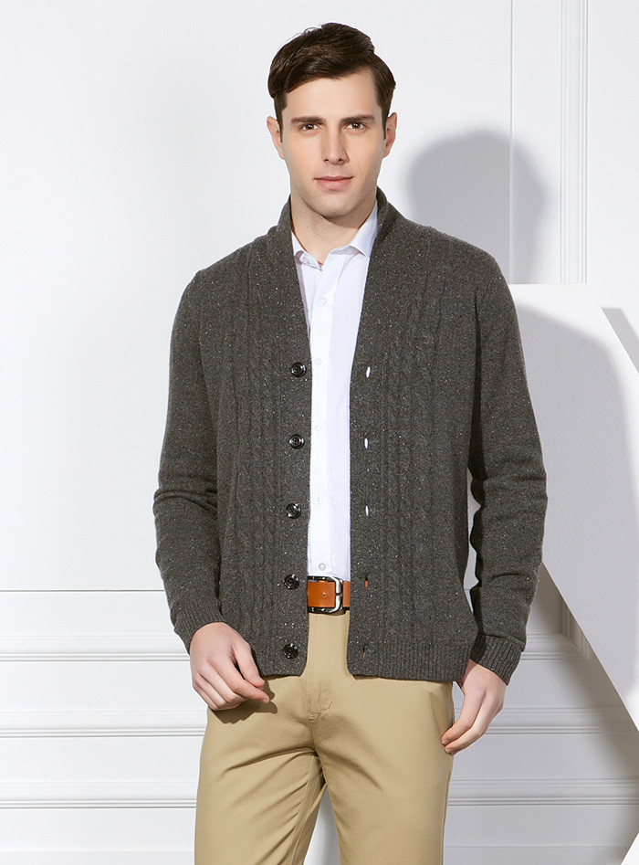 cardigan in cashmere