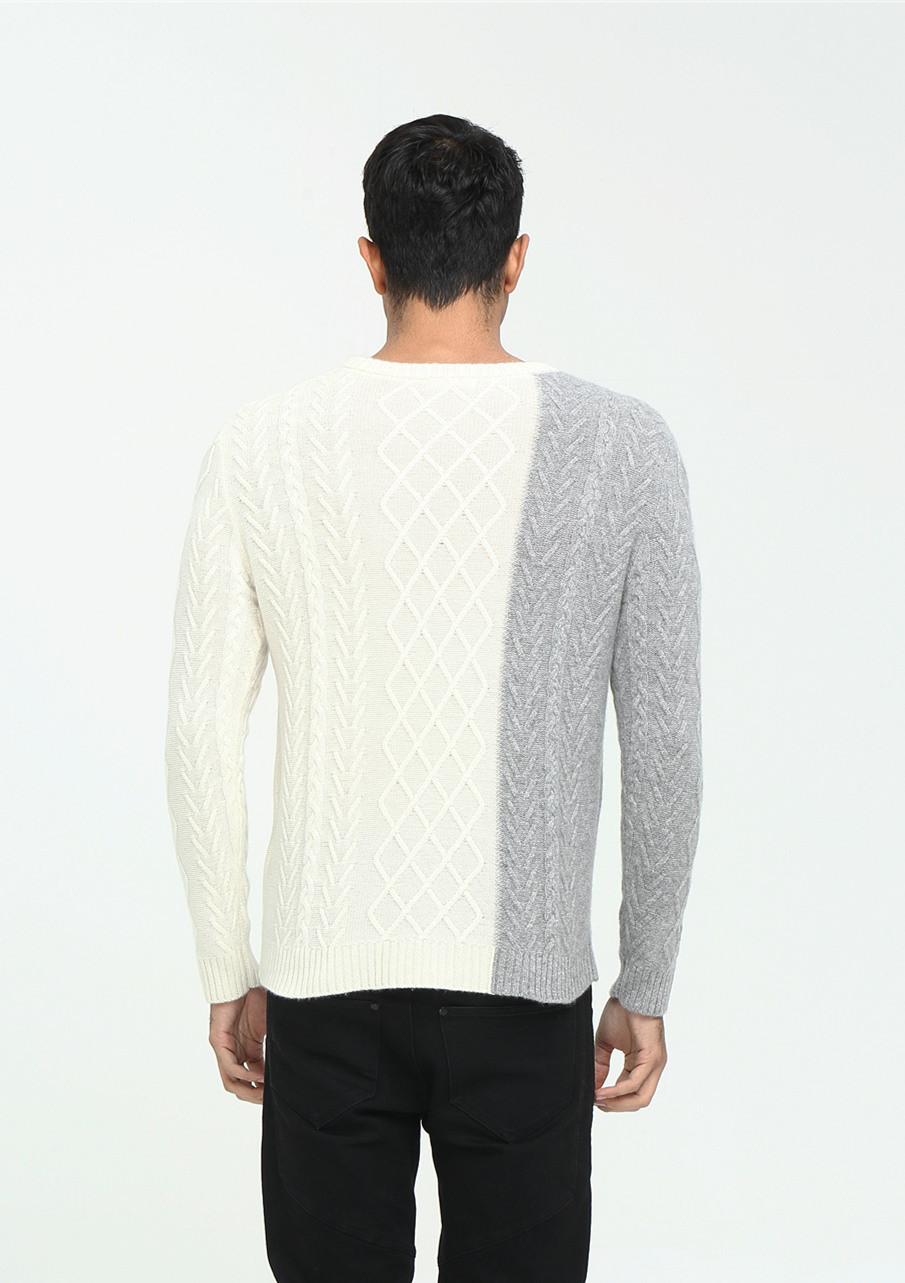 nuevo diseño 100% puro cachemir suéter para hombres