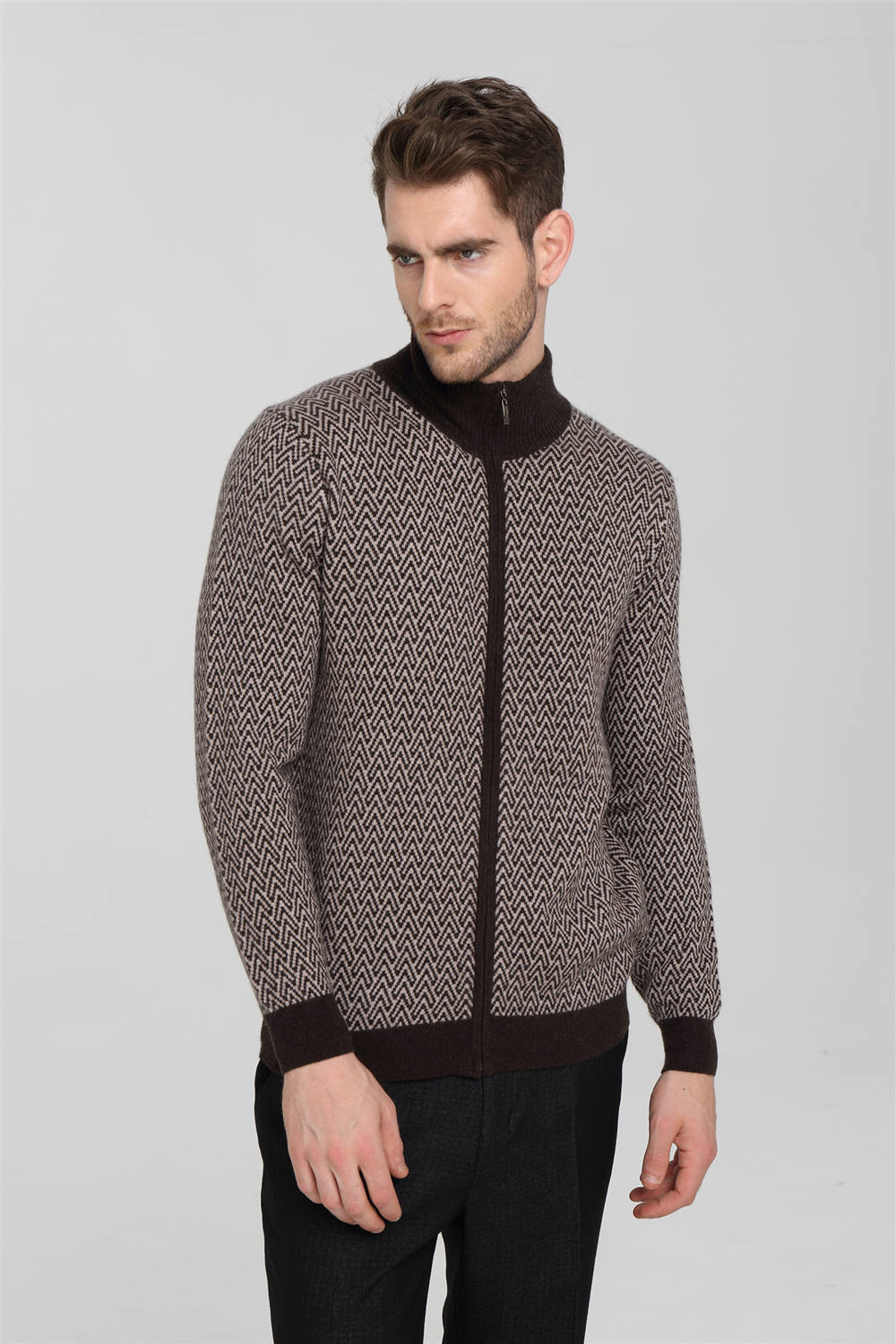 cashmere men cardigan