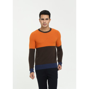 suéter clásico de cachemir 100% puro para hombre con varios colores