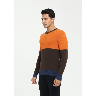 Wholesale high end classic 100% pure cashmere sweater for men with multi colors China supplier