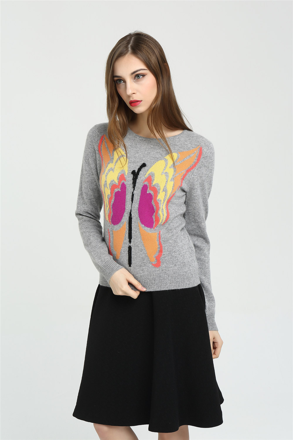 pull femme en cachemire