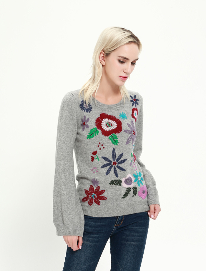 pull femme en cachemire