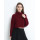 Mode 100% Kaschmir Frauenpullover mit roter Farbe