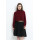 maglione moda donna 100% cashmere con colore rosso