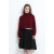 Wholesale fashion 100% cashmere women sweater with red color China supplier
