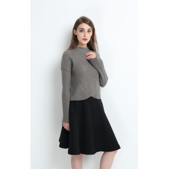 OEM factory High quality 100% pure cashmere sweater for women China wholesale