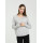 maglione da donna in puro cashmere dal design alla moda con tinta unita