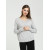 Wholesale fashion design pure cashmere women sweater with solid color China supplier