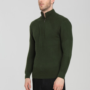 design de mode 100% pur cachemire hommes cardigan avec couleur verte